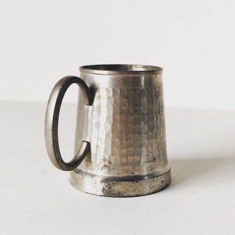 Selangor Pewter ヴィンテージ セランゴールピューター  槌目仕上げ  ビアマグ  ジョッキ