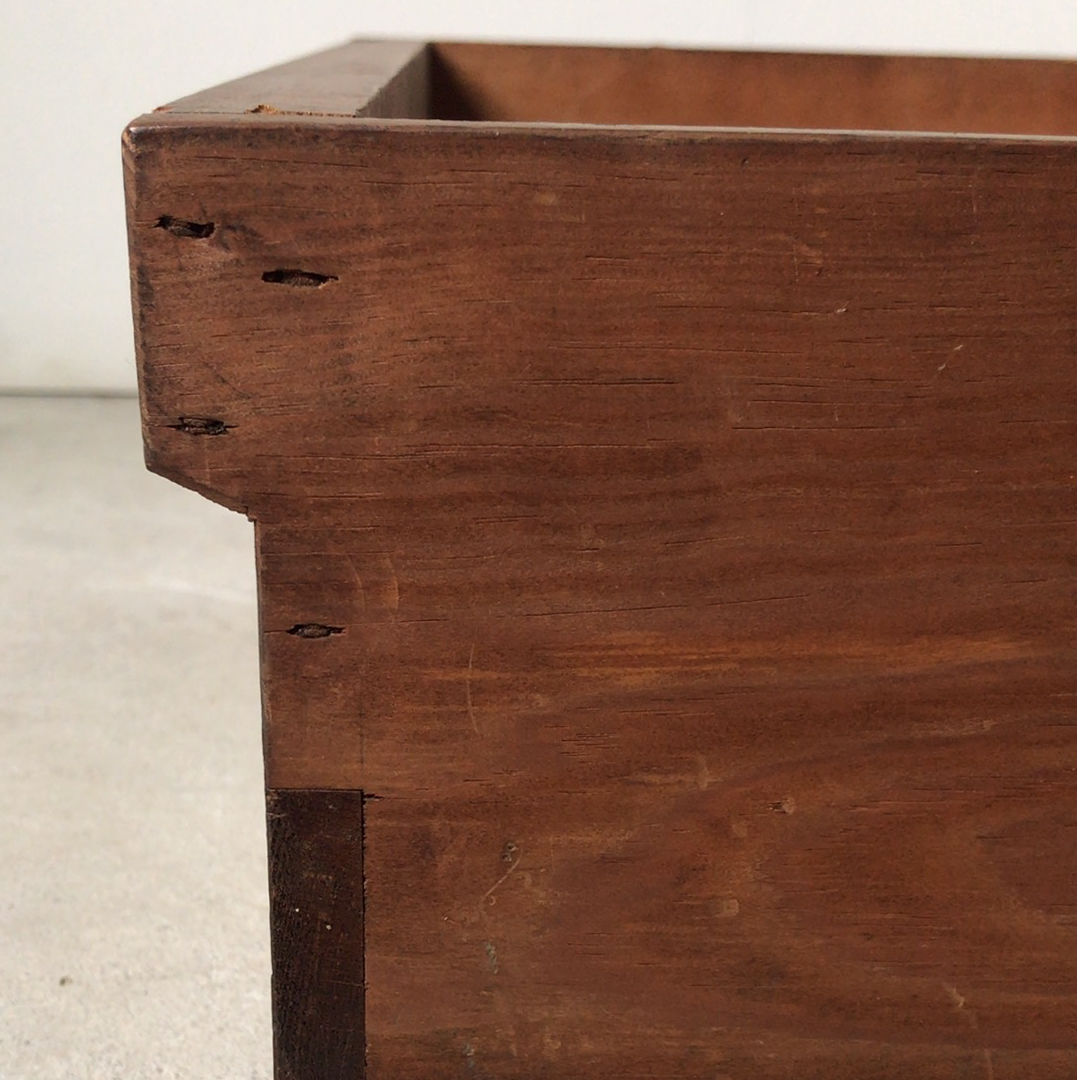 無垢材 指物師 アンティーク玉杢蓋物 無垢材 指物師 アンティーク玉杢蓋物