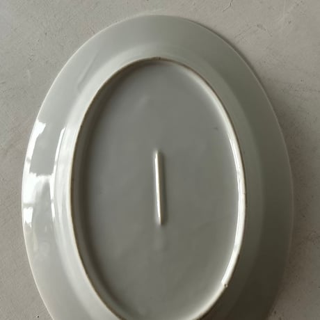 1970s Vintage 日本製 業務用 オーバルプレート  カレー皿 洋食皿 純喫茶 カレー専門店 白磁食器