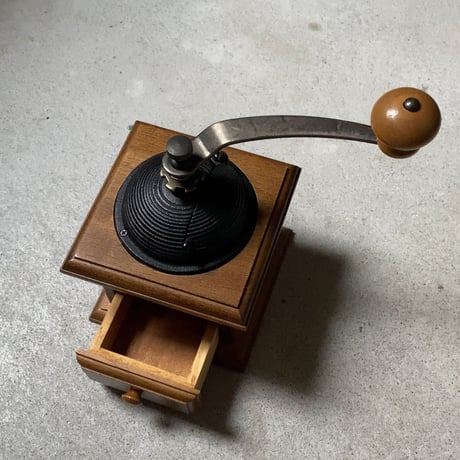 Kalita カリタ ドームミル  木製コーヒーミル 開閉ドーム蓋 珈琲豆グラインダー 小型 手挽き ヴィンテージミル 実動品