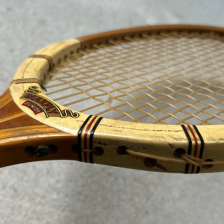 DUNLOP ダンロップ  MAXPLY FORT マックスプライ フォート 名器 ヴィンテージウッドテニスラケット（kawasakiレトロカバー付き）made in England