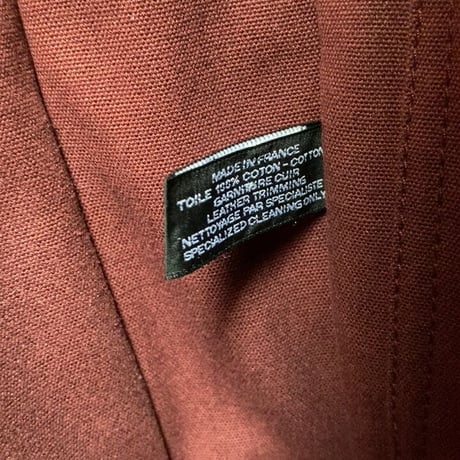 HERMES エルメス フールトゥ PM レザー/キャンバス ボルドー 赤茶 中古美品
