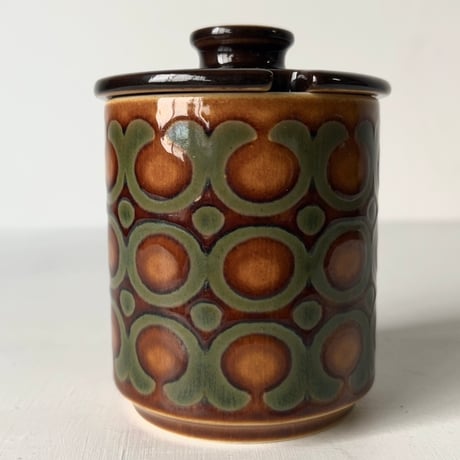 Hornsea ホーンジー社  BRONTE ブロンテ　イギリス ヴィンテージ シュガーポット  美品  made in England
