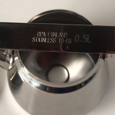 OPA  Mari  kettle   オパ  マリ  ステンレスケトル  0.5L  未使用品  北欧 フィンランド製 made in Finland