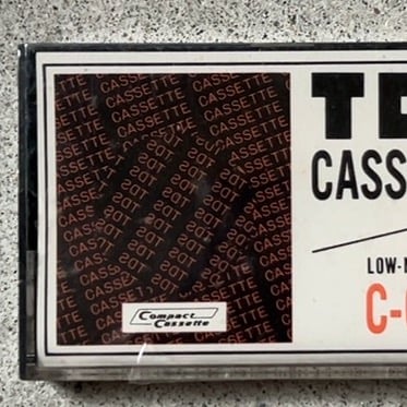 TDK CASSETTE LOW-NOISE C-60 ヴィンテージカセットテープ 未開封品