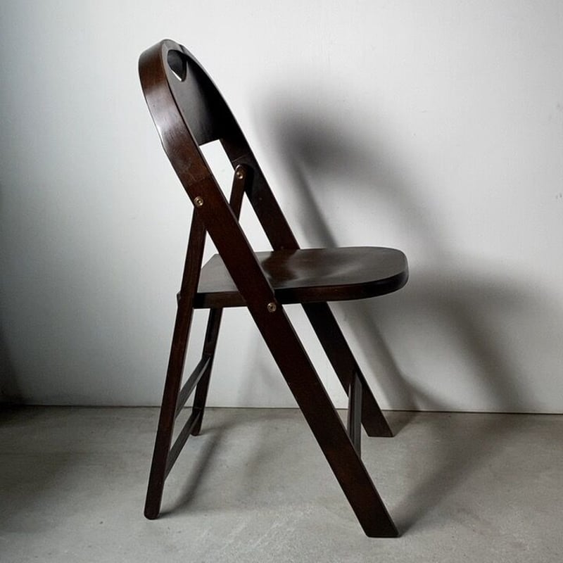ヴィンテージ フォールディングチェア 木製 折り畳み椅子 差物木工 民 