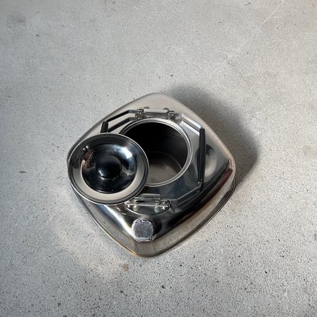 杉山金属 薄型キューブケトル1.6L  ステンレス製 スクエアケトル スタッキング可能 キャンプ アウトドア ユーズドキッチンツール 良品