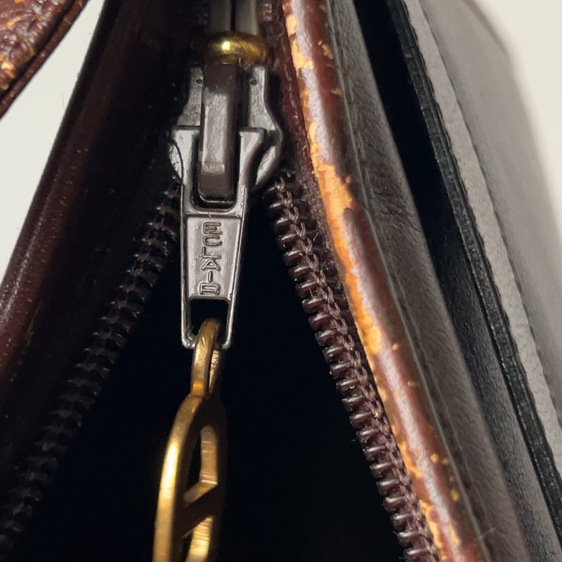 2508-330｜ディオール ショルダーバッグ レザー ブラック 