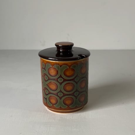 Hornsea ホーンジー社  BRONTE ブロンテ　イギリス ヴィンテージ シュガーポット  美品  made in England