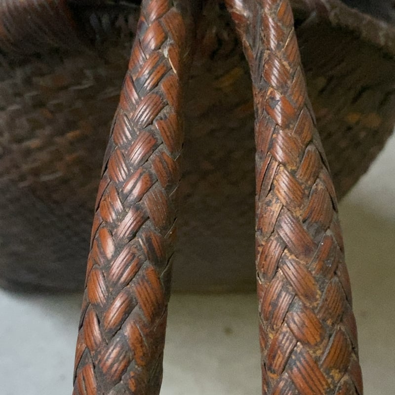 アンティーク リュック型 かごバッグ 背負い籠 フィリピン 少数民族