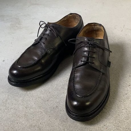 Paraboot パラブーツ  シャンボード  ダークブラウン size 8 1/2 Uチップ paratex ラバーソール 中古品