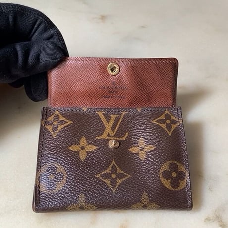 LOUIS VUITTON ルイヴィトン モノグラム ラドロー  M61927 コンパクトウォレット ハーフフラップ付コインケース 小銭入れ カードケース  2つ折りミニ財布  中古品