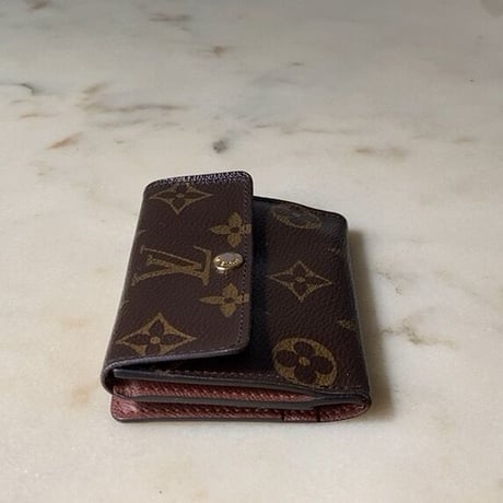 LOUIS VUITTON ルイヴィトン モノグラム ラドロー  M61927 コンパクトウォレット ハーフフラップ付コインケース 小銭入れ カードケース  2つ折りミニ財布  中古品