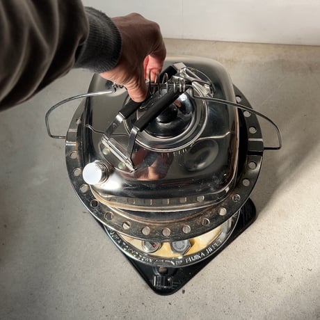 杉山金属 薄型キューブケトル1.6L  ステンレス製 スクエアケトル スタッキング可能 キャンプ アウトドア ユーズドキッチンツール 良品