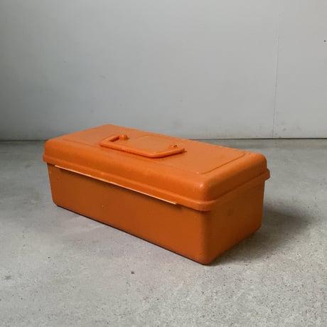 RUBICON オールドルビコン 小さなタックルボックス ルアーボックス 釣り具入れ  1970年代 ヴィンテージツールボックス 工具箱 トレーあり 良品