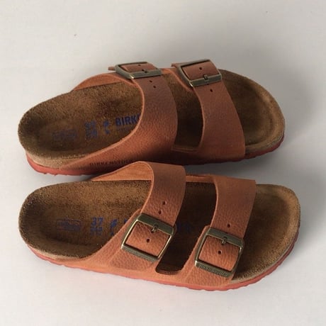BIRKENSTOCK ARIZONA  ビルケンシュトック アリゾナ SFB  ヌバック   2018年SS限定カラー  ステアカレー   37  中古美品