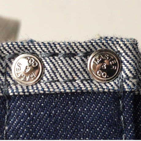 MASTER&Co.(マスターアンドコー) コットントートバッグ デニム  RAIL MAN BAG  レイルマンバッグ  ミディアム MC830  中古美品