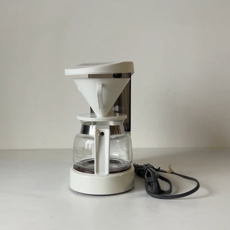 Melitta メリタ  コーヒーメーカー MA-490 ホワイト 80s オールドメリタ ヴィンテージコーヒーツール ミニ家電 箱有 中古美品