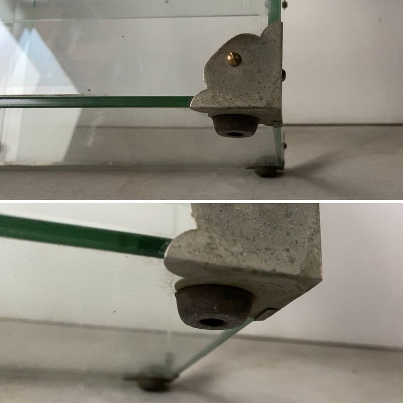 アンティーク 小型 ガラスショーケース パンケース 時計ケース 枠無し