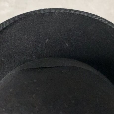 THE Hawk Hats  best under the sun  ヴィンテージ ボーラーハット size 6 3/4 実寸54cm ブラック ダービーハット 古い山高帽  ザ ホークハッツ