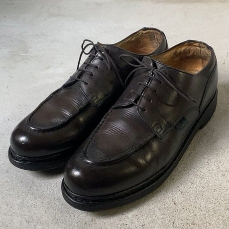Paraboot パラブーツ  シャンボード  ダークブラウン size 8 1/2 Uチップ paratex ラバーソール 中古品