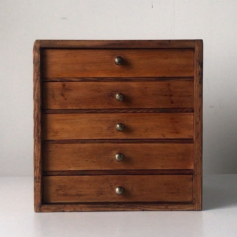 古道具　ブナの小引き出し　6杯　昭和アンティーク 古道具 ブナの小引き出し 6杯 昭和アンティーク 古道具 ブナの小