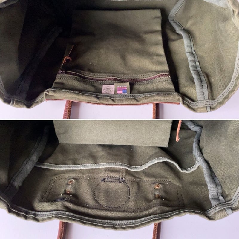 Duluthpack ダルースパック スポーツマントート モスグリーン×ダーク