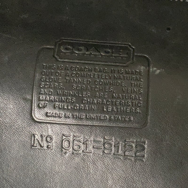 COACH 80s オールドコーチ バイカラーレザーショルダーバッグ COACH 80s オールドコーチ バイカラーレザーショルダーバッグ