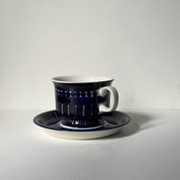 ARABIA アラビア (オールドアラビア) Valencia バレンシア コーヒーカップ＆ソーサー ハンドペイント 北欧ヴィンテージ 廃盤品　商品No.2