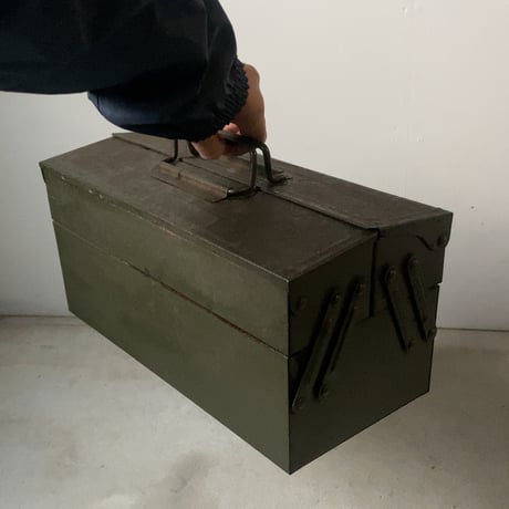 S.P  TOOL BOX  2M-350  エスピー ツールボックス ミリタリーグリーン 両開き クラシック ヴィンテージツールボックス 良品
