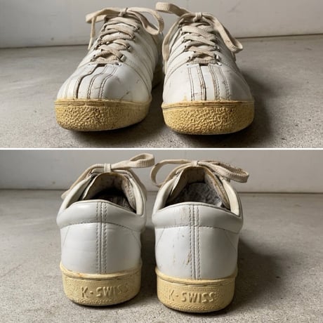 K-SWISS ケースイス Classic 88(クラシック88)  レザースニーカー size10 27cm  80s 90s ヴィンテージスニーカー テニスシューズ サーファー 白レザー