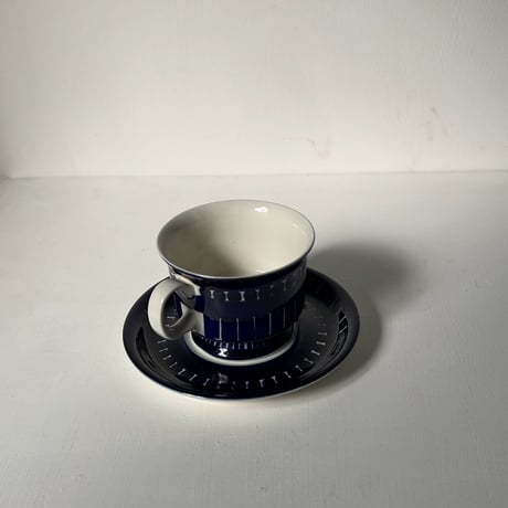 ARABIA アラビア (オールドアラビア) Valencia バレンシア コーヒーカップ＆ソーサー ハンドペイント 北欧ヴィンテージ 廃盤品　商品No.1