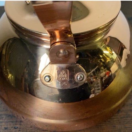 morico モリコ  森井金属製  コッパーケトル 1.6L  銅やかん 銅ケトル 天然木材持ち手＋摘み シンプルデザイン 未使用 箱有り