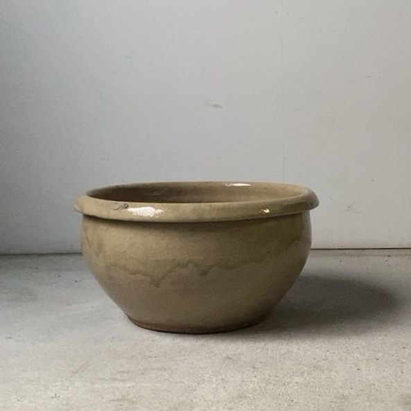民藝 古道具 平清水焼 こね鉢 メダカ鉢 睡蓮鉢 金魚鉢 ビオトープ 民藝 古道具 平清水焼 こね鉢 メダカ鉢 睡蓮鉢 金魚鉢 ビオトープ