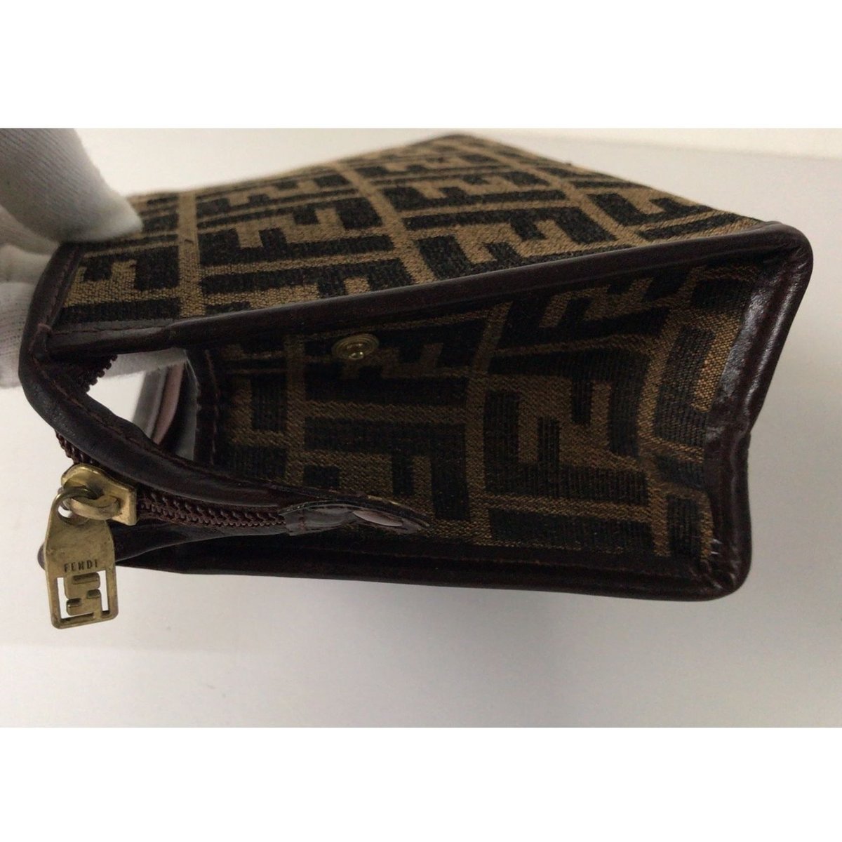 FENDI フェンディ ズッカ柄三角ポーチ ヴィンテージ リチャード FENDI フェンディ ズッカ柄三角ポーチ ヴィンテージ リチャード