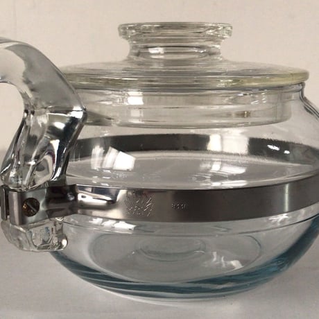 PYREX パイレックス  オールドパイレックス  耐熱ガラス ティーポット 8336-H  7756-C  フレームウェア  美品  made in USA