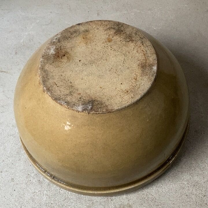 古い特大こね鉢39.5cm 民藝鉢 昭和期 古甕 大瓶 メダカ鉢 睡蓮鉢