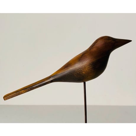 TSUBOGEN CRAFT HAND MADE ツボゲン バードドール 鳥カービングペン立 ペンスタンド 美木目 ハンドメイド 手作り 木工 工芸品 日本製 坪源 made in japan