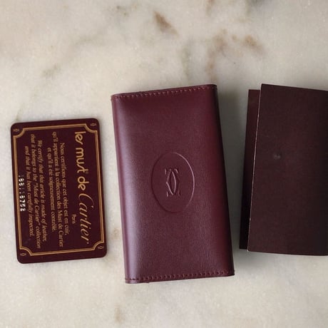 Cartier カルティエ  マストライン  キーケース  6本  ヴィンテージ  ほぼデッドストック