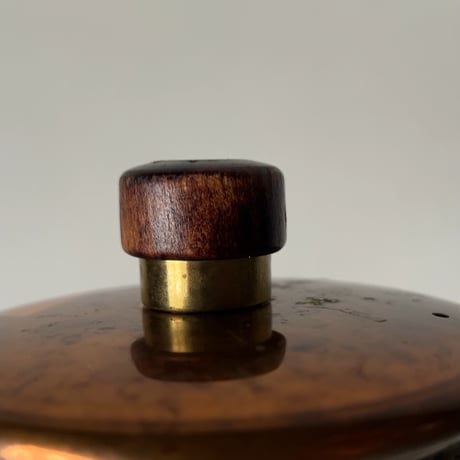COPPER100 HOMEWARE 新光金属 コッパー100 ホームウェア 純銅ケトル 銅製やかん  木製ハンドル 木製摘み 槌目素地 USED