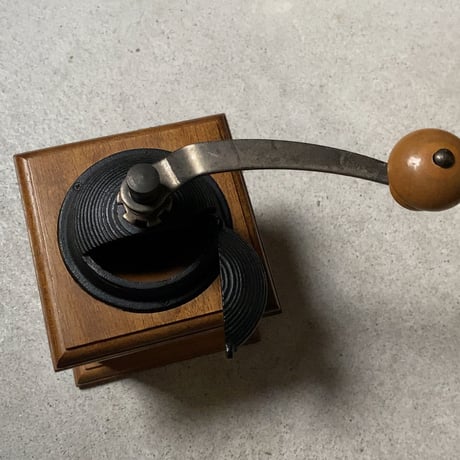 Kalita カリタ ドームミル  木製コーヒーミル 開閉ドーム蓋 珈琲豆グラインダー 小型 手挽き ヴィンテージミル 実動品