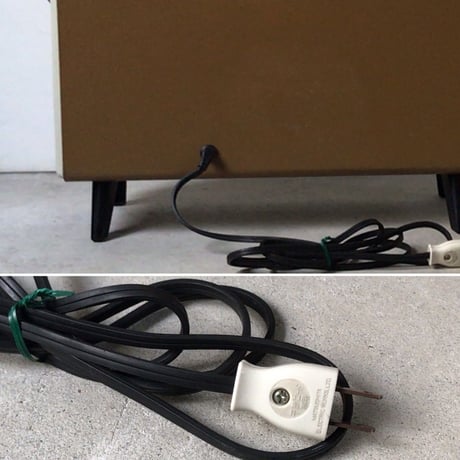 National ナショナル  クラシック 電気ストーブ WIDE600 DS-32N ヴィンテージ家電 コヨーテ・ミリタリーカーキ  ロゴもコヨーテ  中古極美品