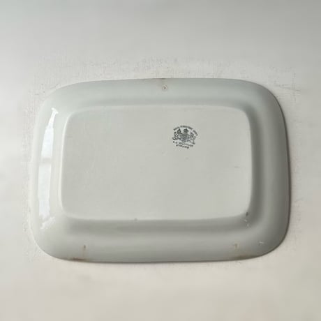 AJ Wilkinson's pottery factory  AJウィルキンソン陶器  1900年前後 イギリスアンティーク ロイヤル・アイアンストーン・チャイナ  レクタングルプレート