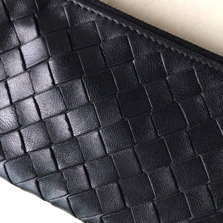 BOTTEGA VENETA  ボッテガ ヴェネタ  イントレチャート コインケース ブラック 中古美品