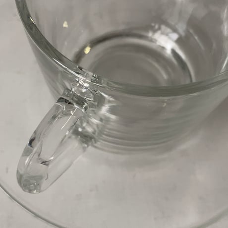 ADELEX アデレックス　カップ＆ソーサー 2客セット 耐熱強化グラス  未使用品