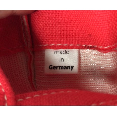 MAISON CANVVAS   メゾン キャンバス   GERMANY CANVAS POKET TOTE  ジャーマニーキャンバスポケットトートS  赤  中古美品
