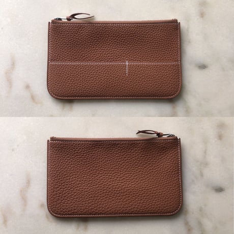 HERMES エルメス ドゴンデュオ(GM)  トゴ  ゴールド  シルバー金具  D刻印(2019年製) 財布 ウォレット 中古極美品
