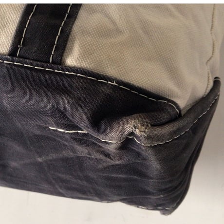 LLBean LLビーン エルエルビーン Boat & Tote  ボート&トート  バッグ  鞄  USA製 ナチュラル/ブラック Used  中古品