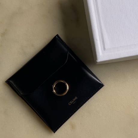 CELINE セリーヌ  マイヨン トリオンフ マルチリング / ゴールドフィニッシュ ブラス  サイズ52 中古極美品