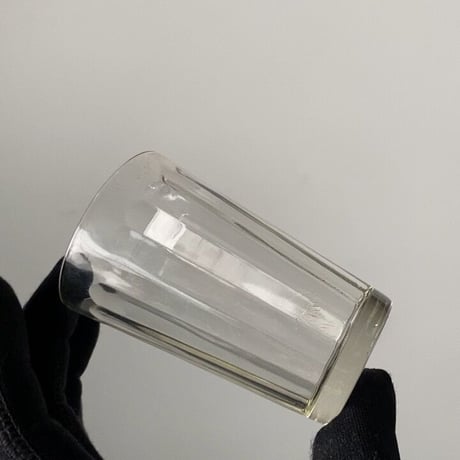 昭和期アンカーグラス 小サイズ  高さ約9cm  SGF刻印  MADE IN JAPAN  気泡ガラス ヴィンテージグラス